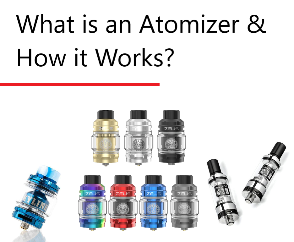 Atomizers with different types